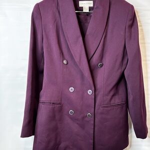 Casual Corner Women's Deep Purple Suit Jacket